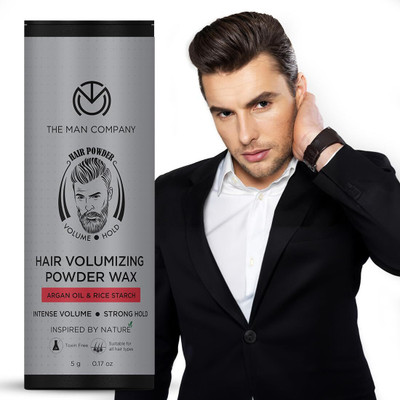 THE MAN COMPANY Hair Volumizing Wax Strong Hold | Matte Finish | Non Greasy Hair Powder(5 g)