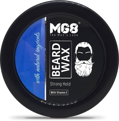 MG8 Beard Wax For Men | Beard And Mustache Wax For Strong Hold With Natural Hair Wax(80 g)