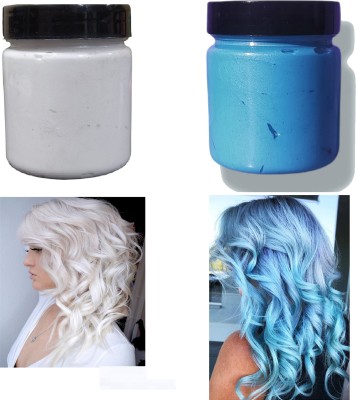 GFSU - GO FOR SOMETHING UNIQUE Unisex Sky Blue & White Wax for Women & Men Hair Wax(200 g)