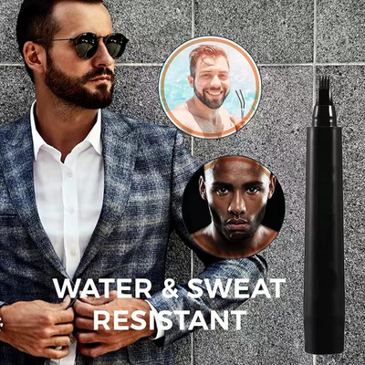 manasona Beard Pencil Filler - Water Proof, Long Lasting Coverage & Natural Finish Beard Cream(2.5 g)