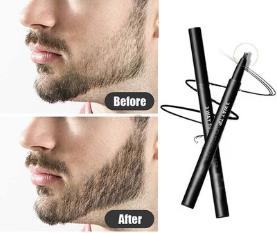 YAWI For Long Lasting Coverage, Male Mustache Repair Shape, Beard, & Eyebrows Beard Hair Cream(1.2 g)