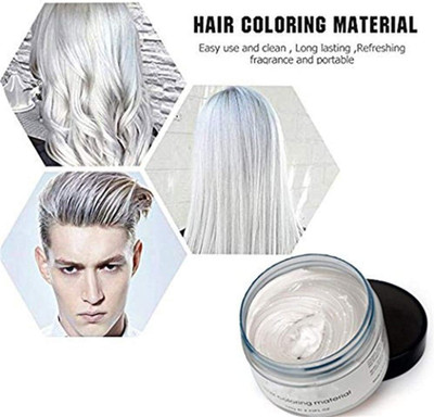 AEPRUY NEW Instant Hairstyle Temporary Hair Color White Wax Hair Wax(100 ml)