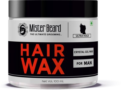 Mister Beard Hair Wax Crystal Gel Wax Ultra Hold 100gm Hair Gel(100 g)