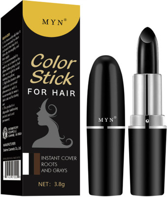MYN Natural Hair Color Root Touch-Up Pencil–Non-Toxic Gray Coverage for Men & Women Hair Wax(17 g)