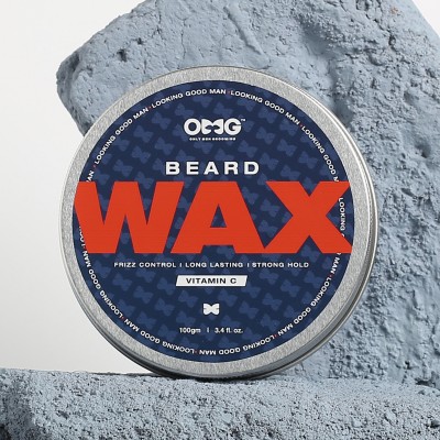 OMG Beard Wax for Strong Hold enriched with Vitamin C and Natural Ingredients Hair Wax(100 g)