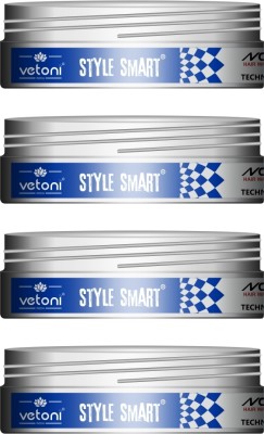 VETONI Crazy hold Hair Wax| Crystal Hair Wax for Men | Glossy Finish|(pack of 4|600gm| Hair Wax(450 g)