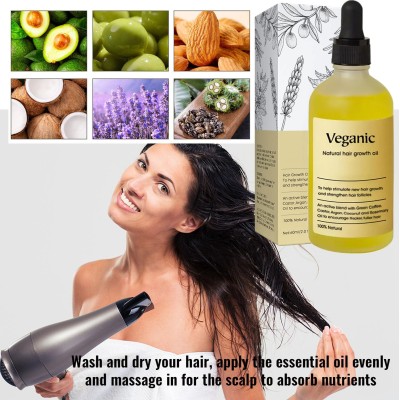 Regolith Natural Hair growth oil for Deep Conditioning New Hair(60 ml)