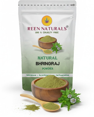 REEN NATURALS Bhringraj Powder pure and natural remedy for healthy, strong, and beautiful hair(100 g)