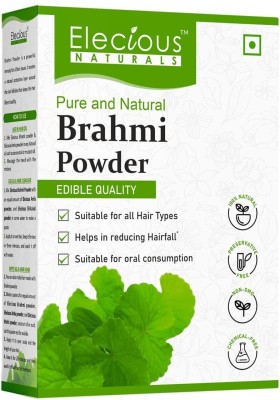 Elecious Brahmi powder for Hair and Eating | Promotes Hair growth, boost Memory(200 g)