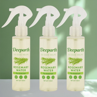 Deeparth Rosemary Scalp Spray for Thick & Strong Hair (100ml each)(300 ml)