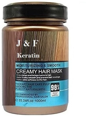 J & F Keratin Moisturizing & Smooth Creamy Hair Mask(800 ml)