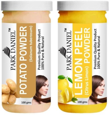 PARK DANIEL Natural Potato Powder & LemonPeel Powder Combo Pack of 2 Jars of 100 gms(200 gms)(200 g)