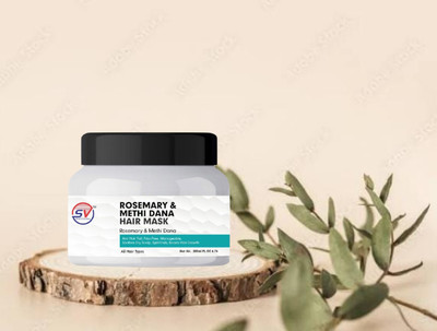 SV PROFESSIONAL Rosemary & Rice water Mathi Dana Hair Mask For Dry & Damaged Hair Hair Mask(200 ml)