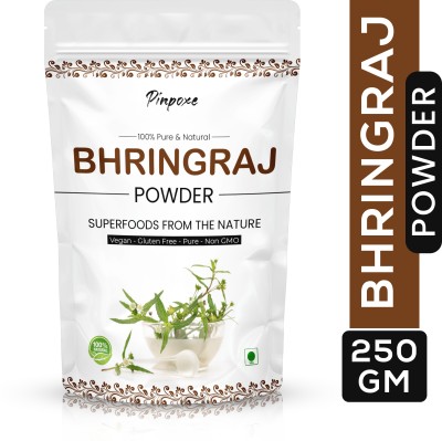 Pinpoxe Natural Bhringraj Powder for hair growth and conditioning - 250g(Pack of 1)(250 g)