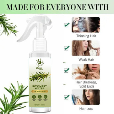 women natural Spanish Rosemary Water with Biotin for Thick & Strong Hair(100 ml)