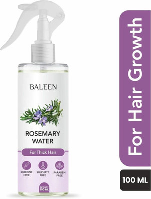 BALEEN Rosemary Water for Hair Growth, Spray Bottle for Hair Fall Control- Pack of 1(100 ml)