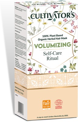 Cultivator's Organic Herbal Hair Volumizing Mask, Increases Volume of Hair -Natural Volumizer(100 g)