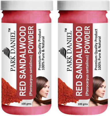PARK DANIEL Premium Red Sandalwood Powder - For Face pack, Face Masks Combo Pack 2 bottles of 100 gms(200 gms)(200 g)