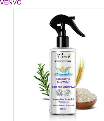 venvo Rosemary Water Hair Spray with Rice Water for Reduced Hair Breakage(100 ml)