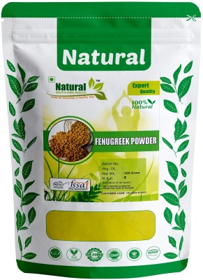 Natural Health and Herbal Products Fenugreek Powder Methi Dana For Hair Growth, Weight Loss & Skin Care(Face Mask)(100 g)