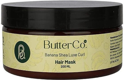 Butterco Curl Hair Mask For Curly Hair Get Bouncy Curls With Enriched Shea Butter 200ml(200 ml)
