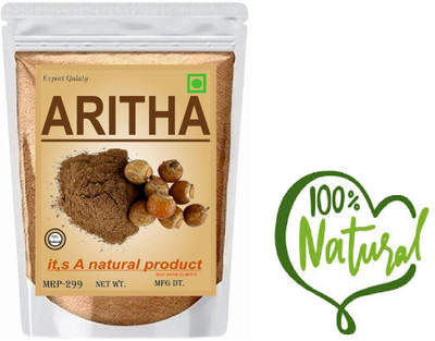 Rideena Natural Aritha/Reetha Powder For Hair Pack(900 g)
