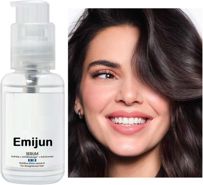 Emijun Hair Styling Serum for Women & Men | Hydrating, Smooth & Silky finish(50 ml)