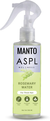 Manto ASPLWELLNESS ROSEMARY WATER FOR HAIR REGROWTH AND DAMAGE REPAIR 200ml(200 ml)