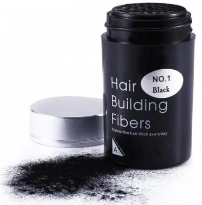 Latixmat Hair Building Fibers Black For covering baldness Hair Fiber(25 g)
