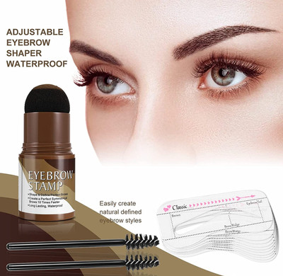 MYEONG Best 2 In 1 Eyebrow And Hairline Stamp Shadow Powder Stick(20 g)