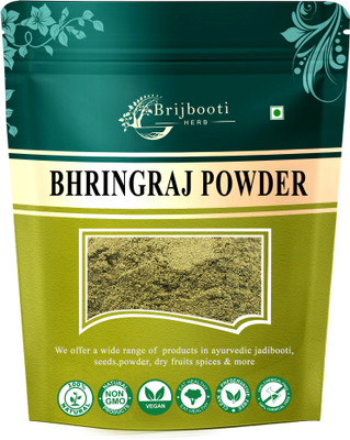 BrijBooti Natural Bhringraj Powder for hair growth(200 g)