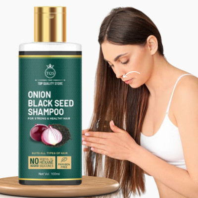 Top Quality Store Onion Shampoo with Red Onion Seed Oil Extract Black Seed Pro-Vitamin B5(100 ml)