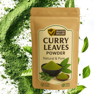 ShakalyaVeda Curry Leaves Powder 100g – Herbal Kadi Patta for Skin & Digestion(100 g)