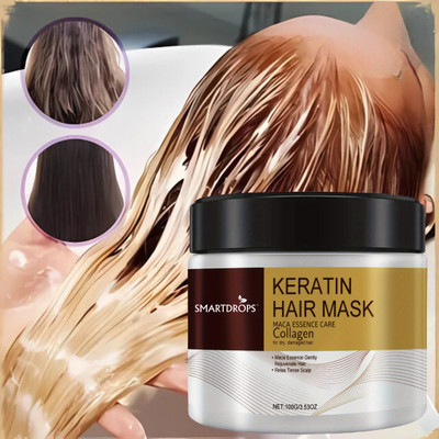 smartdrops Smart-drops Keratin Hair Mask for Moisturiser&Smooth Hair(100 ml)
