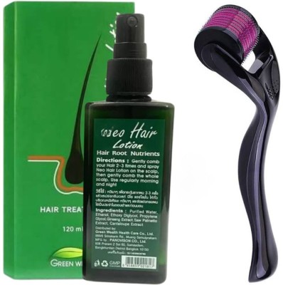 neo hair lotion Original Hair lotion from Thailand -120ml With Derma Roller(120 ml)