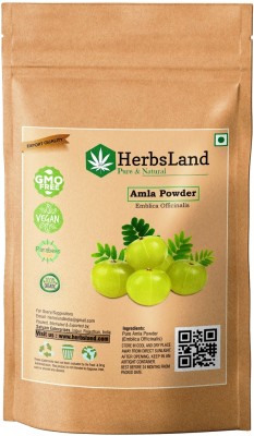 HerbsLand Amla Powder for black Hair and hair growth (90gm Each- Pack of 1)(90 g)