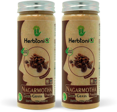 HerbtoniQ Natural Nagarmotha Powder (COCO Grass/Cyperus rotundus) for Hair & Face Pack(300 g)