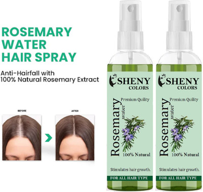 SHENY COLORS Regrow Hair Naturally – Rosemary Water for Thick, Long Locks(200 ml)