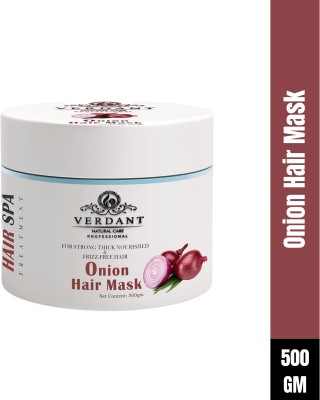 Verdant Natural Care Red Onion Hair Mask with Black Seed oil, Red Onion Oil & Keratin(500 g)