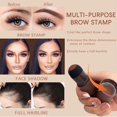 HUZURLU Forehead And Temple Shadow Trimming Hair Powder/ Eyebrow(10 g)