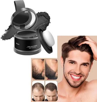 AFARAXIA Cover-Up Hair Powder- Brown, Helps Cover Grey Roots & Bald Spots Instantly(4.5 g)