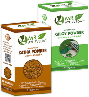 MR Ayurveda Katha Powder & Giloy Powder - Pack of 2(200 g)