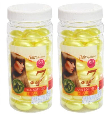 CATERINACHIARA Hair Capsules, Soften Hairs Serum Capsule, Suitable For Frizzy & Damaged Hair(120 ml)