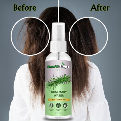 smartdrops Rosemary Water For Short Hair Damage Repair Spray Men And Women(100 ml)