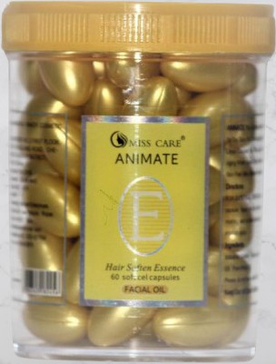 Miss Care Vitamin-E Protean Hair Capsule For Anti Hair Fall & Damage Repair, shining (60 Capsules )(60 ml)