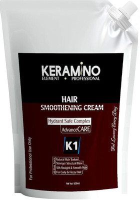 keramino element.professional HAIR RE-BOND Moisturizing & Straightening Hair K1 cream For Women & Men(500 ml)