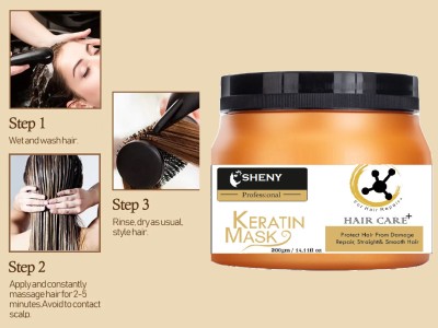 Sheny hair spa cream mask 200g women damage repair hair(200 g)