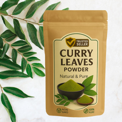 ShakalyaVeda Curry Leaves Powder for Hair Eating Food Skin Brightening Kari Patta Leaf powder(100 g)