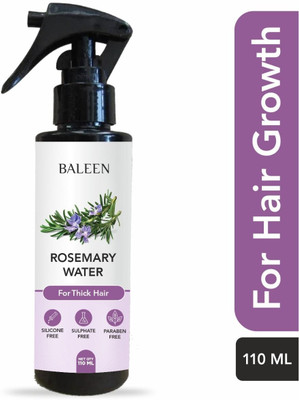 BALEEN Rosemary Water for Hair Growth, Spray Bottle for Hair Fall Control- Pack of 1(110 ml)