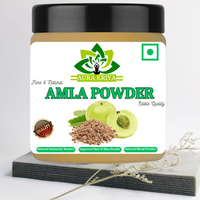 Aura Kriya Pure Amla Powder For Hair Growth, Skin care, Drink, Eat | amla powder for drink(500 g)